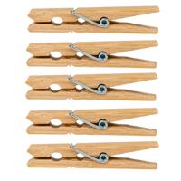 Wasknijpers - 48x - hout - knijpers - wasspelden - wasgoed ophangen