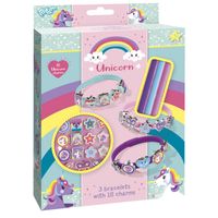 Totum knutselset Bracelet Unicorn meisjes 21-delig - thumbnail
