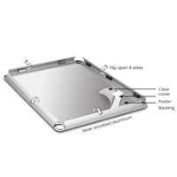 Kliklijst 70x100cm ALU 32mm B1 Rondo