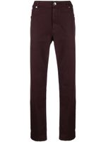 Brunello Cucinelli jean droit à taille mi-haute - Rouge Brunello Cucinelli jean droit à taille mi-haute - Rouge