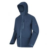 Regatta outdoorjas Pulton heren polyester jeansblauw - thumbnail