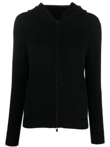 Loro Piana cardigan en cachemire à capuche - Noir