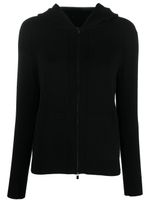 Loro Piana cardigan en cachemire à capuche - Noir