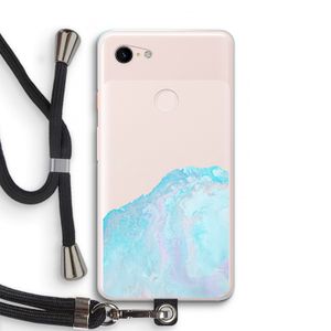 Fantasie pastel: Pixel 3 XL Transparant Hoesje met koord