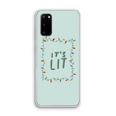 It's Lit: Samsung Galaxy S20 Transparant Hoesje