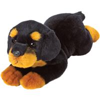 Pluche knuffel dieren Rottweiler hond - 34 cm - Speelgoed knuffelbeesten - Honden soorten