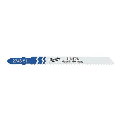 Milwaukee Traditionele decoupeerzaagbladen Bi 75 x 2,5 mm T101A sp. - 5 stuks - 4932274651