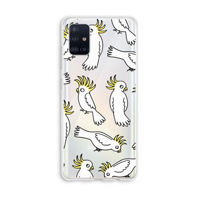 Papegaai: Galaxy A51 4G Transparant Hoesje