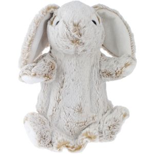 Knuffel handpop konijn/haas bruin 25 cm knuffels kopen