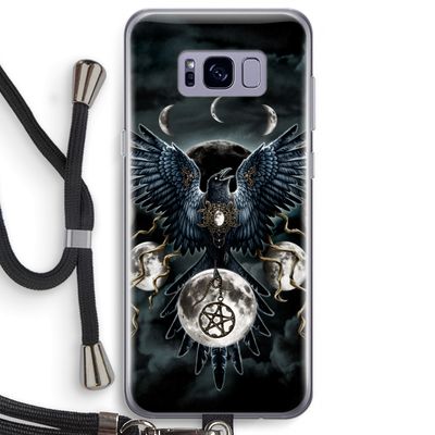 Sinister Wings: Samsung Galaxy S8 Plus Transparant Hoesje met koord