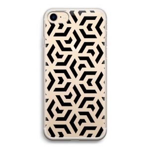 Crazy pattern: iPhone 7 Transparant Hoesje