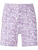 Amir Slama short de bain à fleurs - Violet