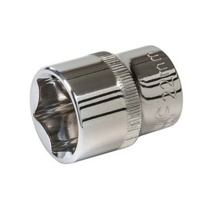 Silverline Zeskantige 1/2" metrische dop | 22 mm - 677277