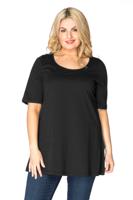 Yoek Tuniek flare | Zwart | Maat 54/56