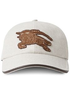 Burberry casquette en coton à appliqué EKD - Tons neutres