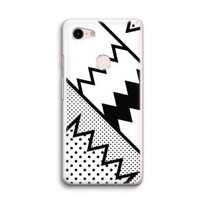 Pop Art #5: Google Pixel 3 Transparant Hoesje