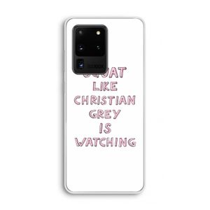 Christian Grey: Samsung Galaxy S20 Ultra Transparant Hoesje