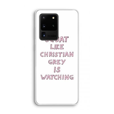 Christian Grey: Samsung Galaxy S20 Ultra Transparant Hoesje
