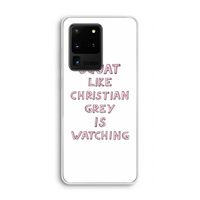 Christian Grey: Samsung Galaxy S20 Ultra Transparant Hoesje