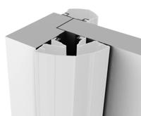 Ellen vingerbeschermingsprofiel - Finprotect Plus 5090 - 250cm - wit RAL9010 Ellen vingerbeschermingsprofiel - Finprotect Plus 5090 - 250cm - wit RAL9010