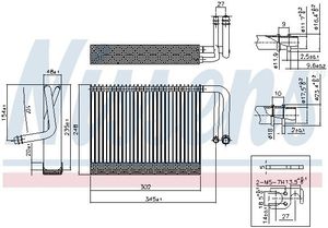 Evaporator 92327