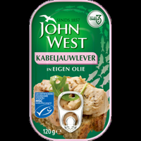 John West Kabeljauwlever in eigen olie MSC 120 gram bij Jumbo