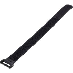 Basetech 98001c373 Klittenband Met riem Haak- en lusdeel (l x b) 300 mm x 20 mm Zwart 1 stuk(s)