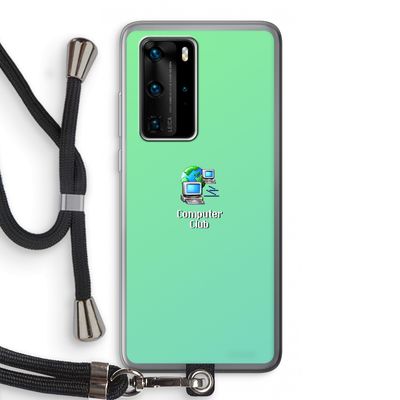 Win98: Huawei P40 Pro Transparant Hoesje met koord
