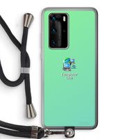 Win98: Huawei P40 Pro Transparant Hoesje met koord