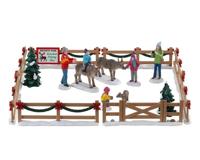 Reindeer petting zoo, set of 17 - Lemax