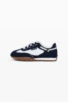LAGE LEREN SNEAKER - BLACK - 40