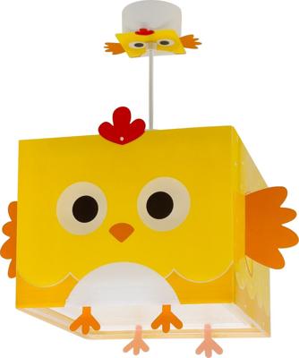 Dalber Kinderkamer hanglampLittle Chicken geel met wit - 64642