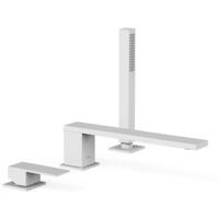 Badrand kraan Tres Cuadro | Inbouw | Mengkraan | 2-weg | Vierkant | Wit mat