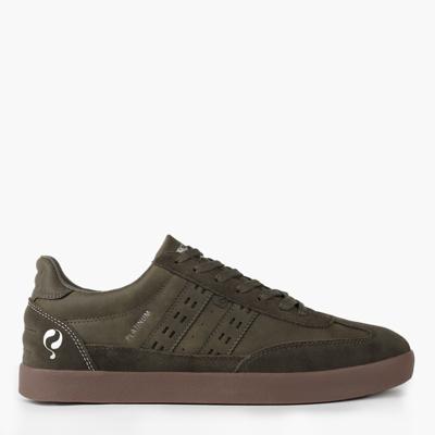 Heren Sneaker Platinum | Legergroen