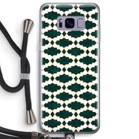Moroccan tiles: Samsung Galaxy S8 Plus Transparant Hoesje met koord