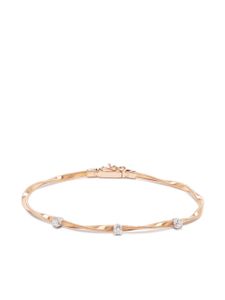 Marco Bicego bracelet en or rose et blanc 18ct pavé de diamants