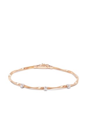 Marco Bicego bracelet en or rose et blanc 18ct pavé de diamants