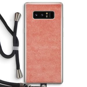 Marrakech Walls: Samsung Galaxy Note 8 Transparant Hoesje met koord