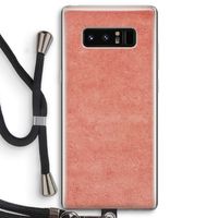 Marrakech Walls: Samsung Galaxy Note 8 Transparant Hoesje met koord