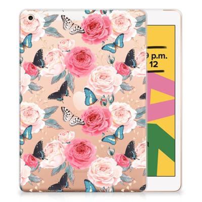Apple iPad 10.2 | iPad 10.2 (2020) | 10.2 (2021) | Siliconen hoesje | Butterfly Roses