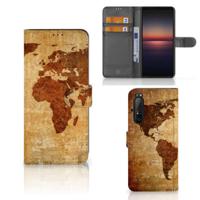 Sony Xperia 1 II | Flip Cover | Wereldkaart