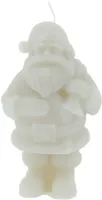 Home Society kaars kerstman 14x7x21.5cm greige 1 stuks