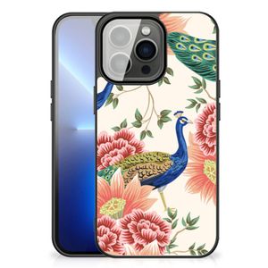 Dierenprint Telefoonhoesje voor iPhone 13 Pro Max Pink Peacock