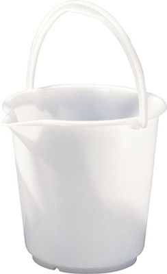 Hunersdorff Emmer | 17,0 l hogedruk-polyethyleen natuur | kunststofbeugel | d. 330 mm | hoogte 315 mm | 1 stuk - 942100 942100