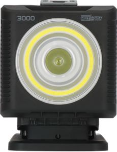 Brennenstuhl Multi Battery | LED | Batterij-handlamp HL 3000 | 1140 + 2160lm | IP54 - 1173730000