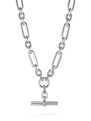 David Yurman collier Lexington en argent sterling pavé de diamants (9,8 mm)