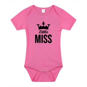 Little miss cadeau baby rompertje roze meisjes