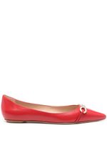 Stuart Weitzman ballerines Emilia en cuir - Rouge