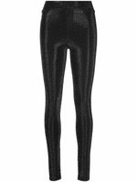 Philipp Plein legging à motif monogrammé clouté - Noir - thumbnail