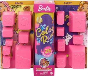 Barbie tienerpop Color Reveal Beachparty meisjes 17 delig